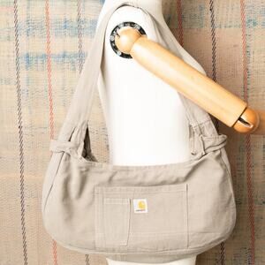 Custom Upcycled Carhartt Shoulder Bag – Y2K Mini Baguette Workwear Purse